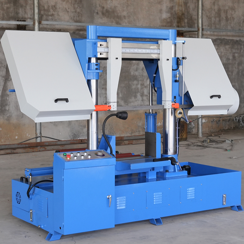 GB4250 500mm Industrial Bandsaw Machine Hydraulic Tension Semi-Automatic Horizontal Cutting Saw for Metal