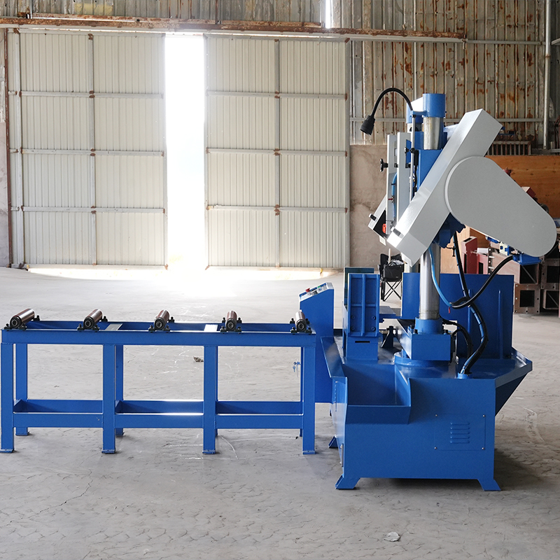 CE Industrial Angle Cut Miter Band Saw Machine GZ4250 Semi-auto Angle Band Saw for Metal Cutting