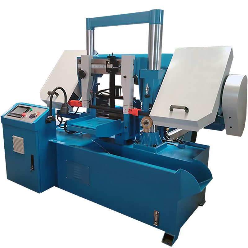 Full Automatic Metal Cutting Machine Horizontal CNC Band Saw GSK4230 300mm Hydraulic Sawing Machine