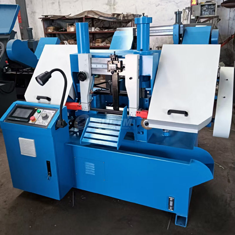 GSK4220 CNC Band Saw Machine Automatic Metal Cutting Saw Machine for Cutting Aluminum and Steel