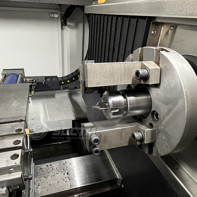 Customized Four Axis CNC Facing and Centering Hole Machine ST25-2000 Can Be Turned, Tapped