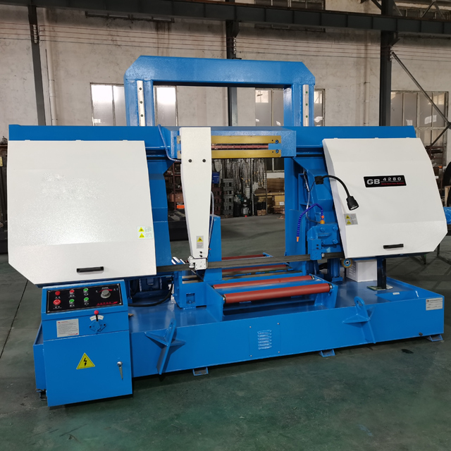 Metal Cutting Band saw Machine GB4280 iron cutting metal band sawing machine