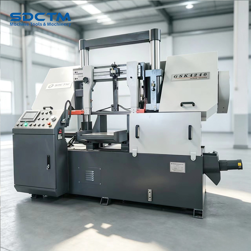 Fully Automatic Horizontal Metal Band Sawing Machine GSK4240 Automatic Feeding 400MM Sawing Metal Materials