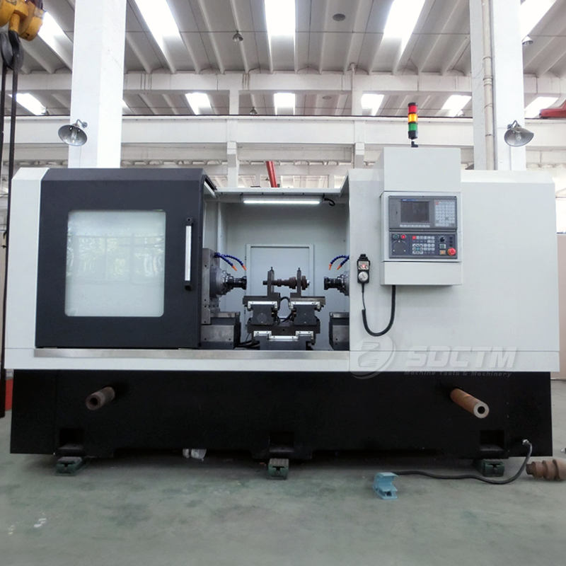 Flat Bed CNC Combination Mill End Face Drill Center Hole Machine ZK8208-600 Facing and Centering Hole Machine