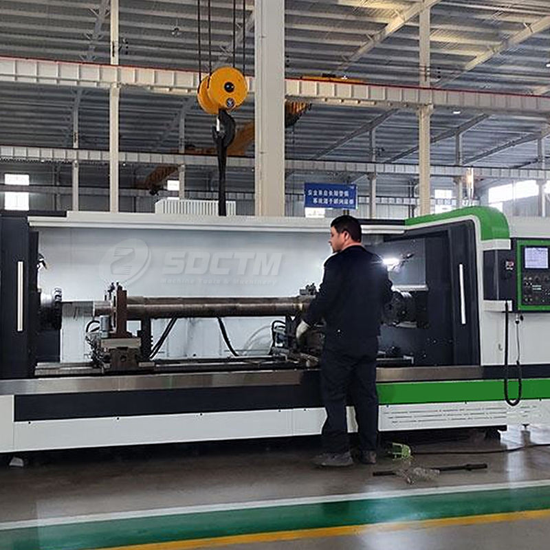 Customized Four Axis CNC Facing and Centering Hole Machine ST25-2000 Can Be Turned, Tapped