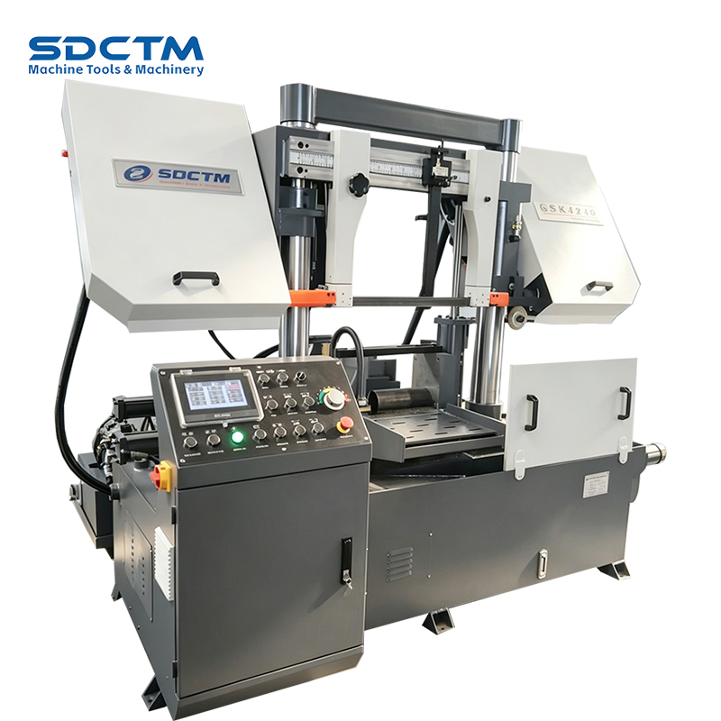 Fully Automatic Horizontal Metal Band Sawing Machine GSK4240 Automatic Feeding 400MM Sawing Metal Materials