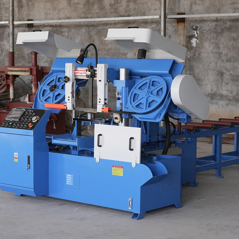 GSK4235 GSK4233 Pipe Cutting Metal Band Saw Horizontal Metal Cutting Band Saw Machine 220V 4kw