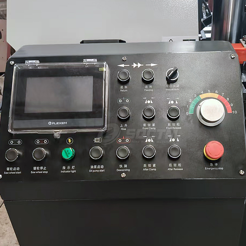 GSK4240 Pipe Cutting Metal Band Saw Horizontal Metal Cutting Band Saw Machine 220V 4kw