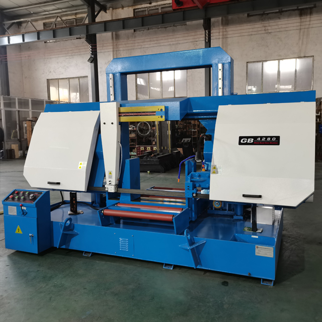 Metal Cutting Band saw Machine GB4280 iron cutting metal band sawing machine