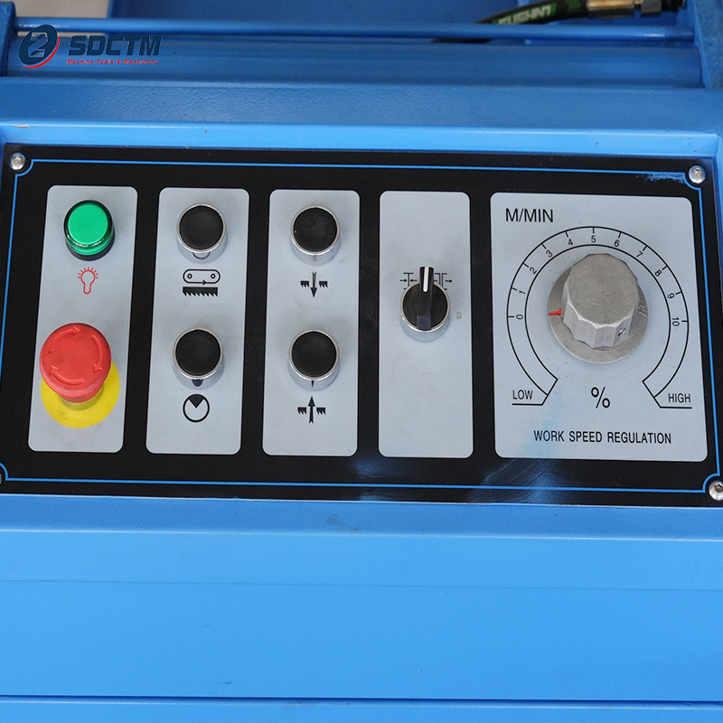CE Industrial Angle Cut Miter Band Saw Machine GZ4250 Semi-auto Angle Band Saw for Metal Cutting