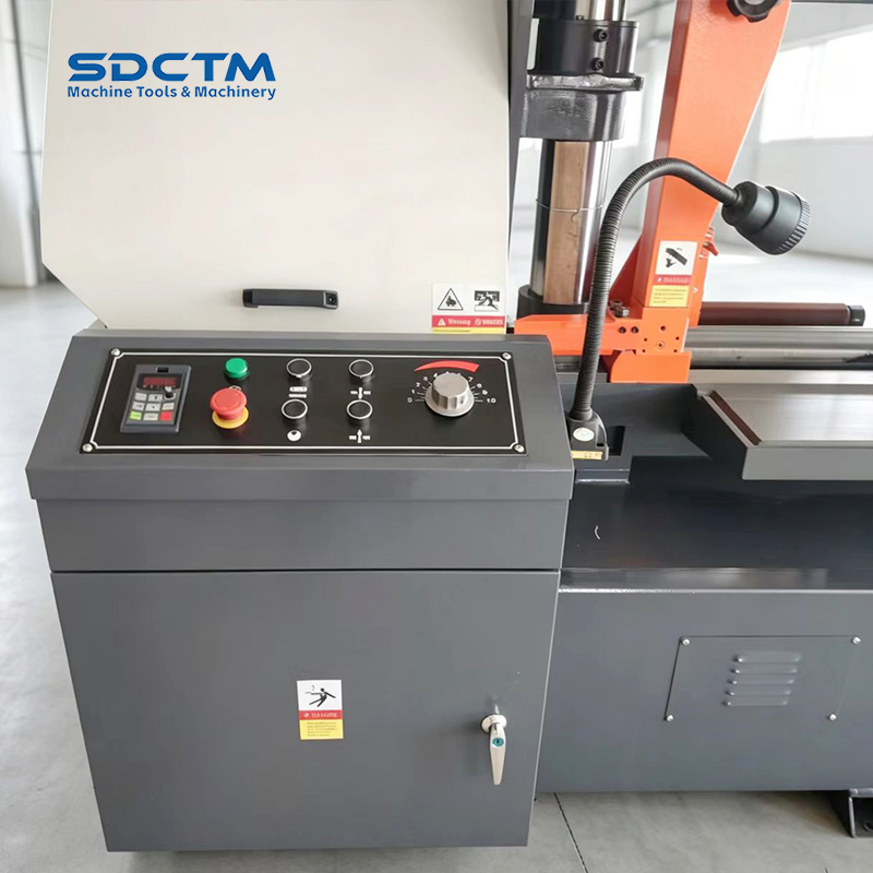 Semi Automatic Horizontalband Saw GB4250 Metal Cutting Band Sawing Machine Sawing Various Metal Materials
