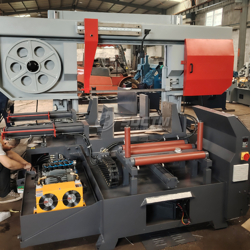 CE Certified Horizontal Fully Automatic Band Saw Machine GSK4260Z Metal Cutting Machine CNC Miter Band Saw Machine