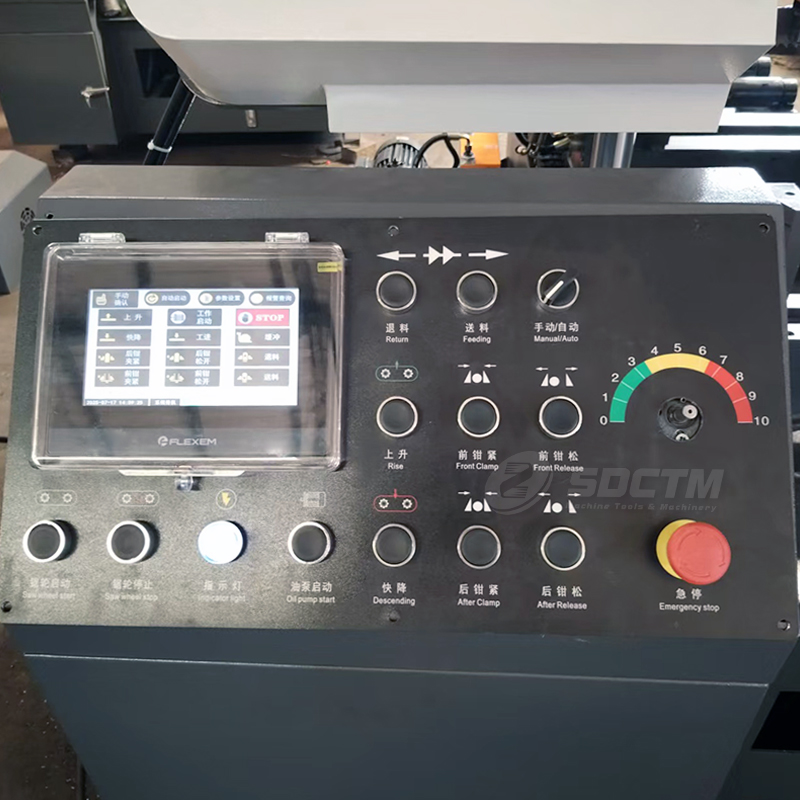 GSK4235 Full Automatic Metal Band Saw with Hydraulic Feeding System 13.78 Inch 350mm Cut Range 4kw