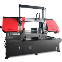 GZ4240 Angle Adjustable Band Saw Machine 4.0Kw Motor for Metal Cutting 15.75 Inches 400*400mm Cutting Range