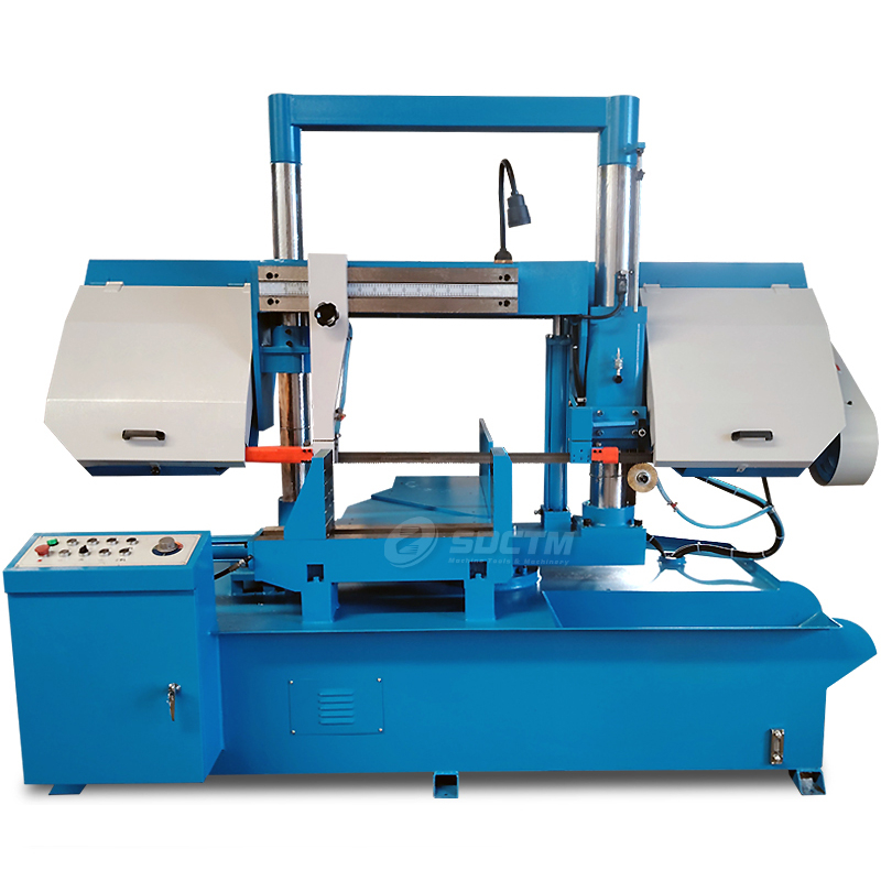45 ° Oblique Cut Band Saw Price GZ4250 Stainless Steel Sheet Saw Cutting Machine