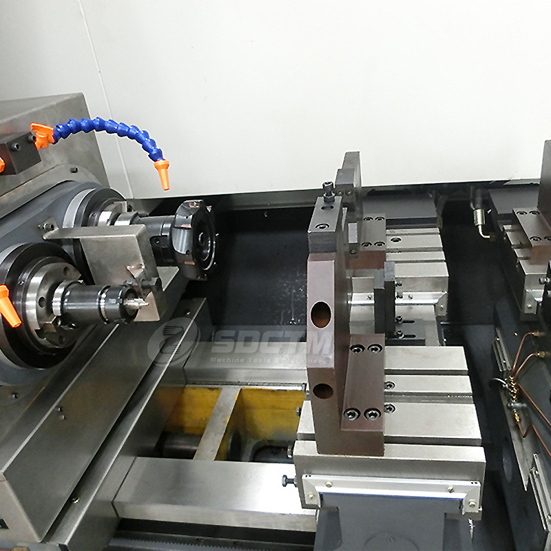 Multi-Functional Facing End and Drill Centering Hole Machine ZK8210-1200 Long Axis Machining