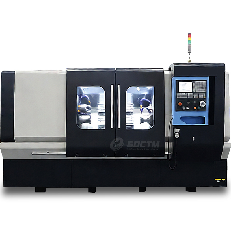 Customizable Slant Bed 45° CNC Facing End and Drilling Centering Hole Machine ZKX750D CNC Turning Machine