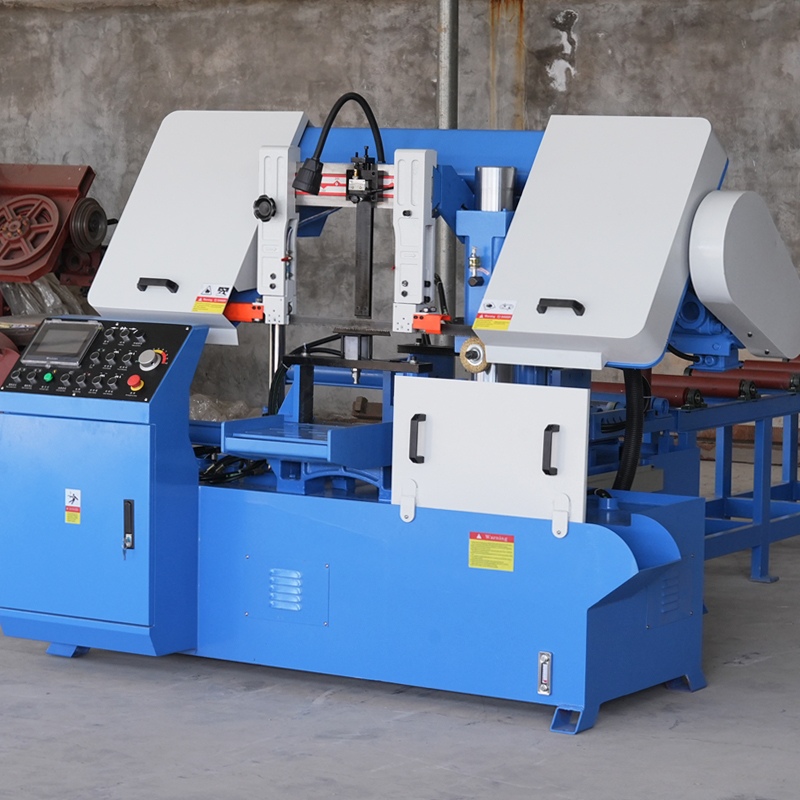 Full Automatic Metal Cutting Machine Horizontal CNC Band Saw GSK4235 Hydraulic Sawing Machine GSK4233