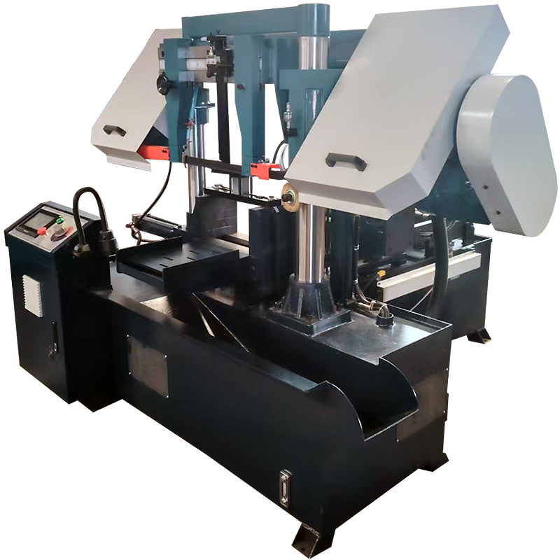 Fully Automatic Metal Sawing Machine GSK4230 Auto Feed Band Saw CNC Metal Cutting Bandsaw for Sale