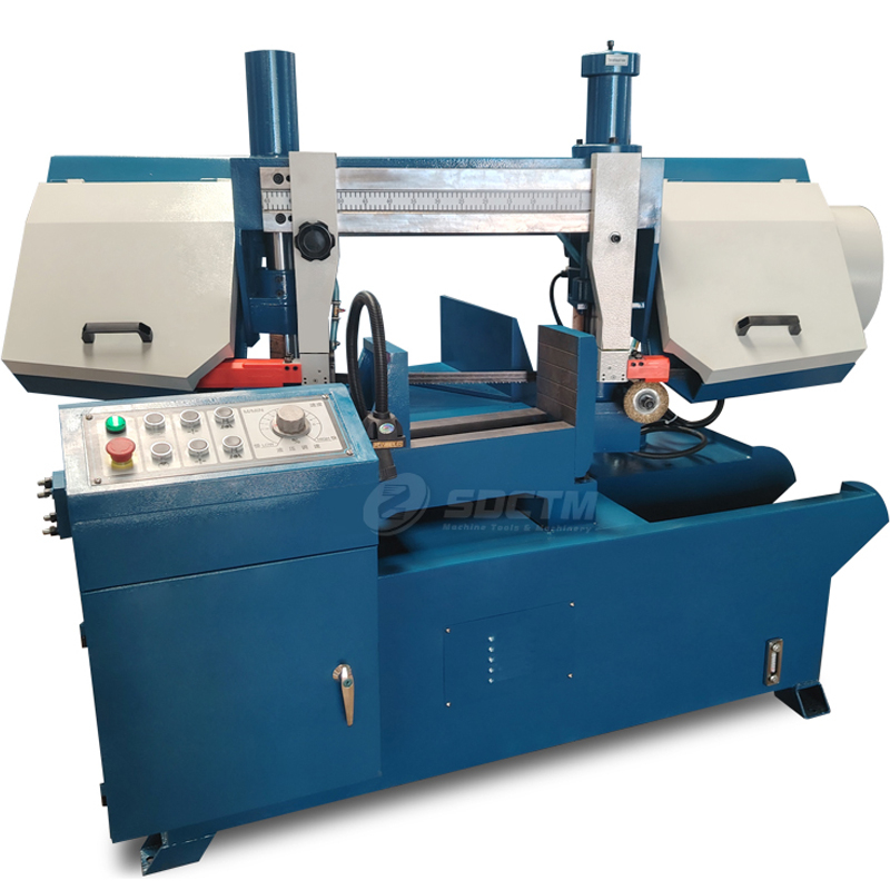 45 ° Hydraulic Horizontal Metal Band Saw GZ4230 Semi-Automatic 300mm Metal Cutting Band Saw Machine Angle BandSaw