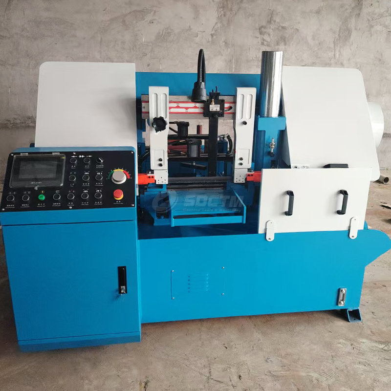 Full Automatic Metal Cutting Machine Horizontal CNC Band Saw GSK4235 Hydraulic Sawing Machine