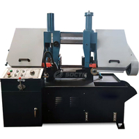 Double Column Band Saw GB4230 Semi-Automatic Metal Cutting Band Saw Horizontal Band Sawing Machine
