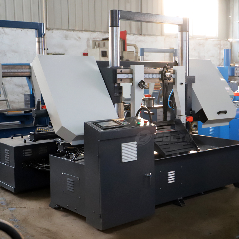 China Automatic Saw Machine GSK4240 Metal Cutting Machine for Aluminum and Steel Horizontal Metal Band Saw