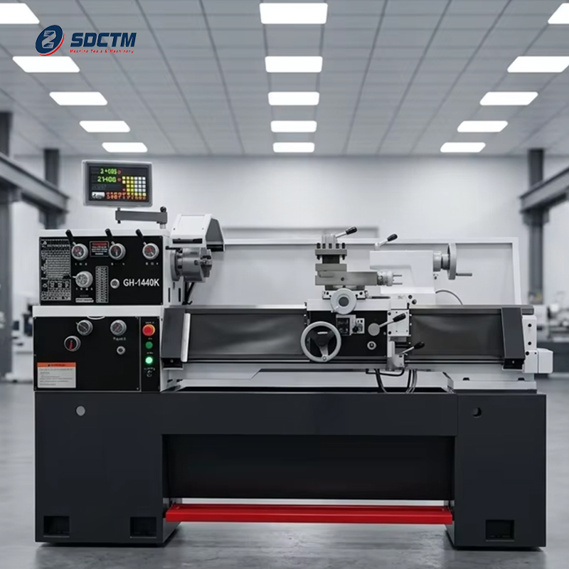 Factory Sales High Speed GH-1440K Bench Metal Turning Gap Bed Lathe Machine